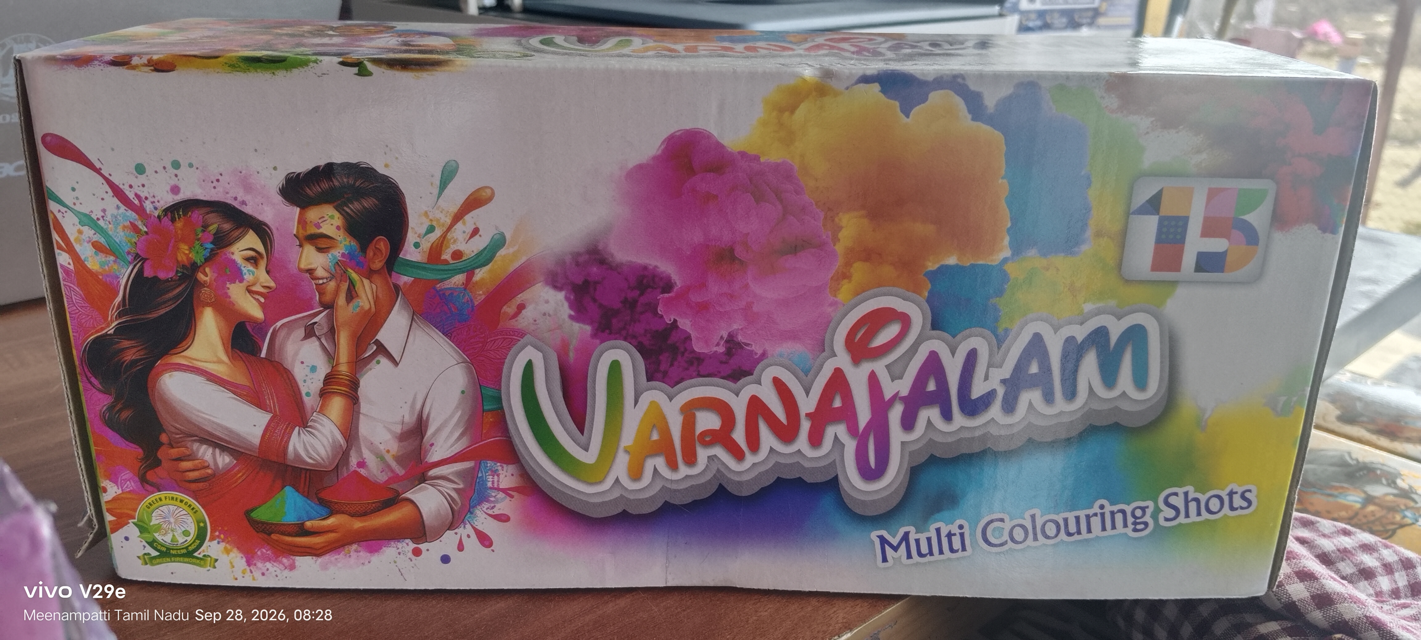 VARNAJALAM MULTI COLOURING 15 SHOT SMOKE